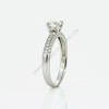 Canadian Fire Pave Diamond Engagment Ring